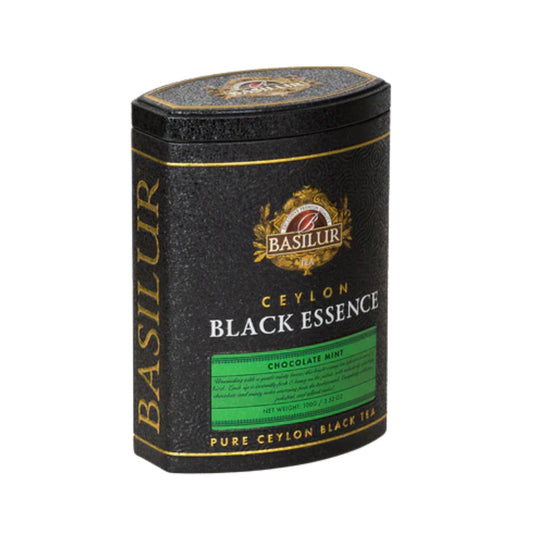 Basilur Ceylon Black Essence "Chocolate Mint" Metal Caddy (100g)