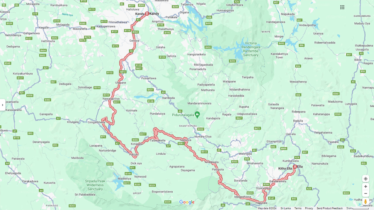 Поездка на поезде из Эллы в Канди (поезд № 1006 «Поди Менике»)