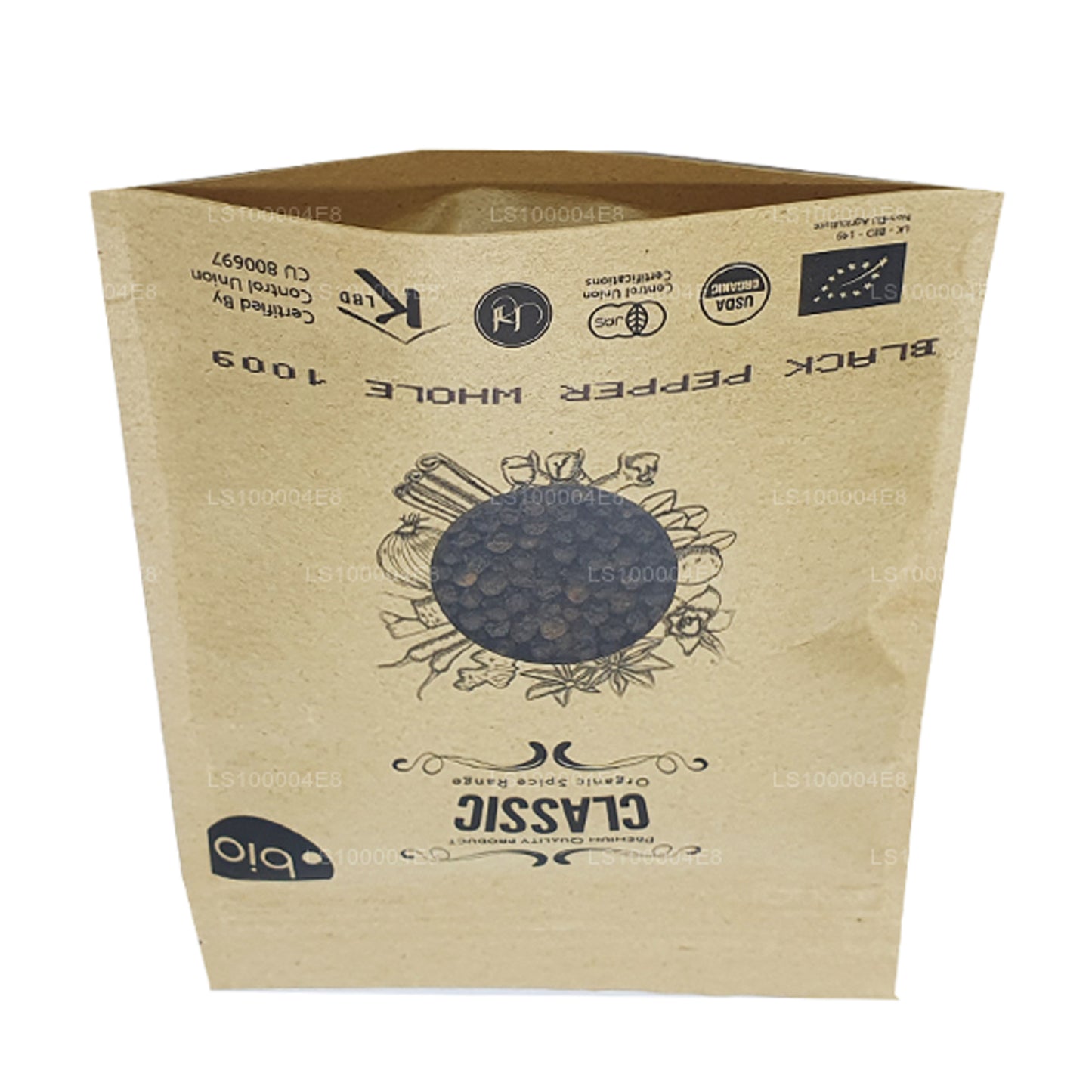 Органический черный перец Lakpura целиком