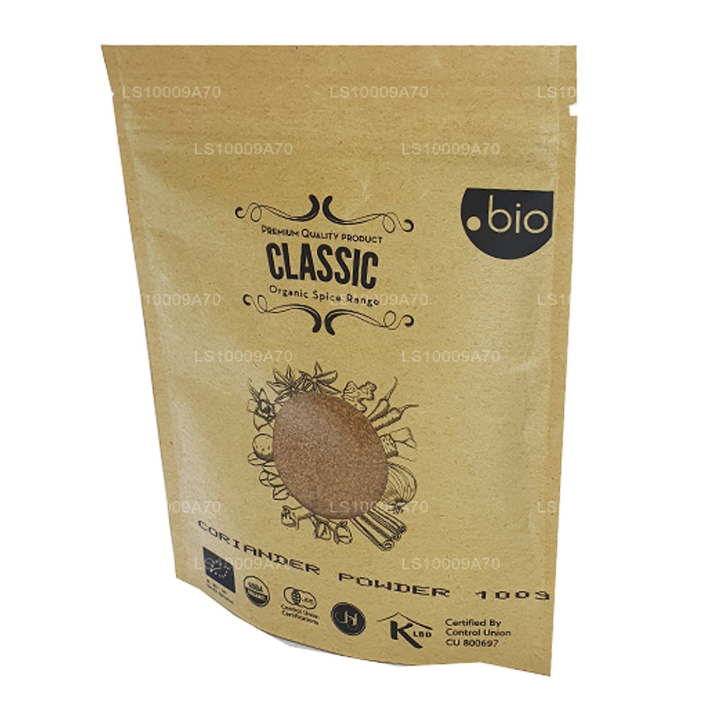 Органический порошок кориандра Lakpura