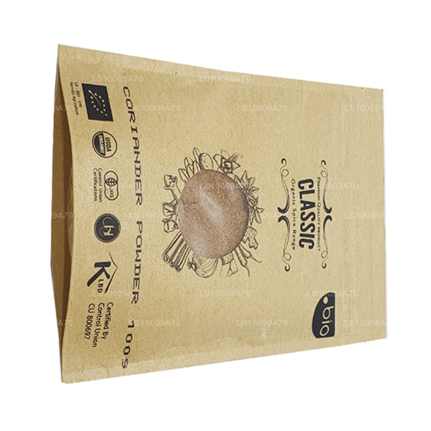 Органический порошок кориандра Lakpura