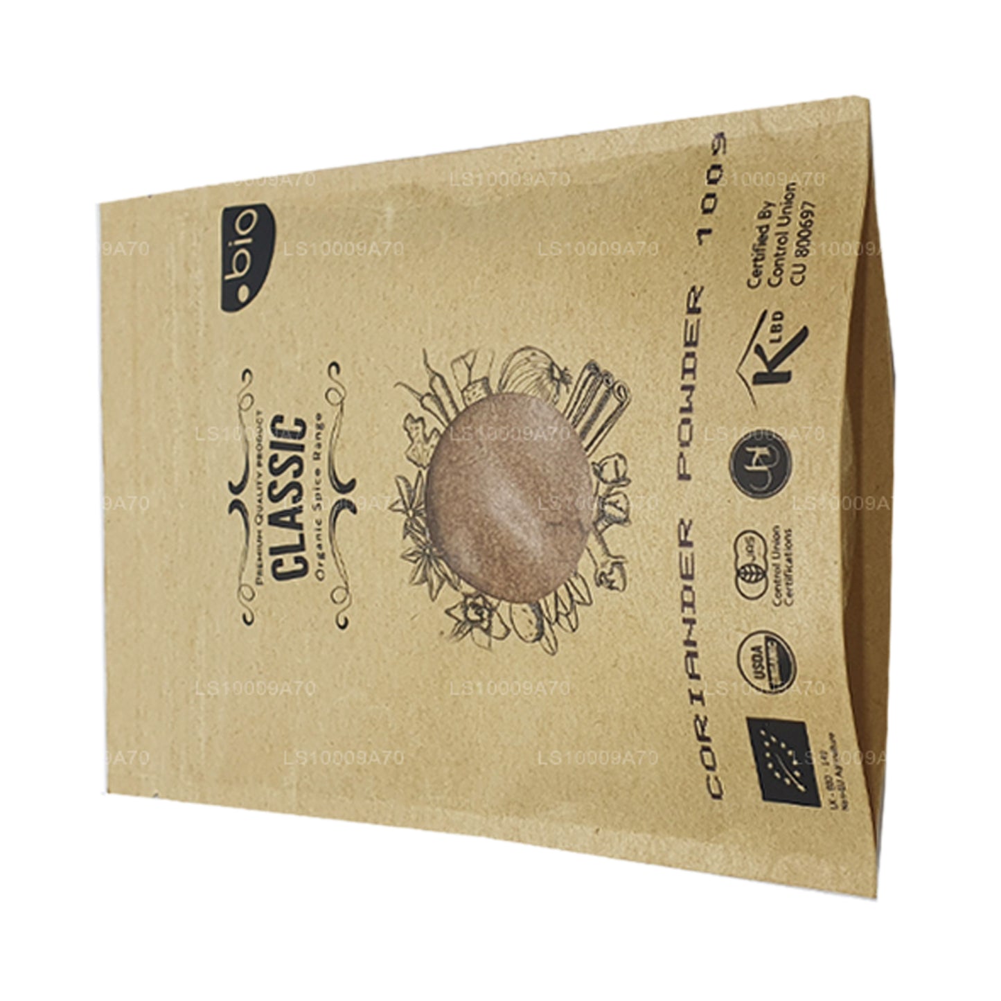 Органический порошок кориандра Lakpura