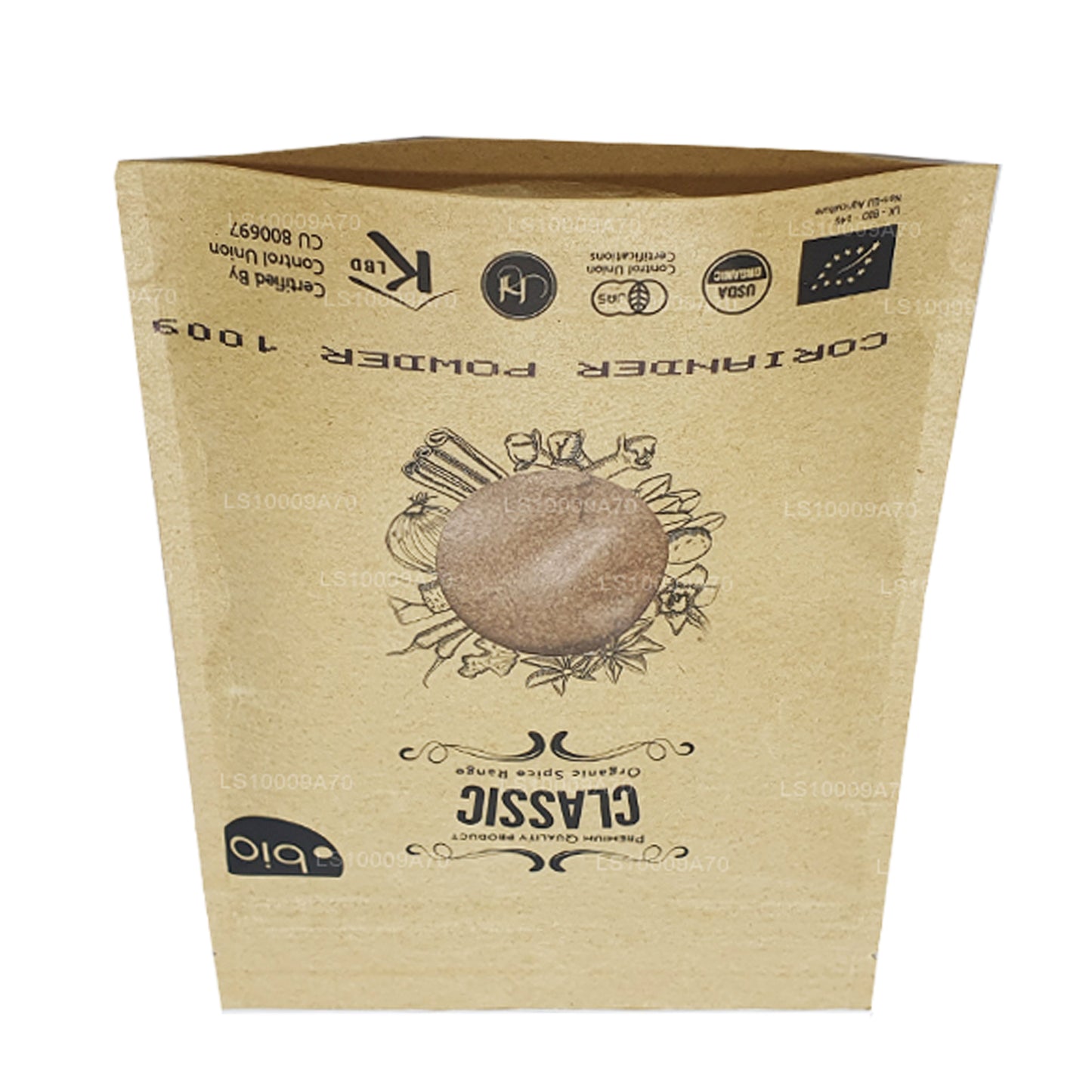 Органический порошок кориандра Lakpura