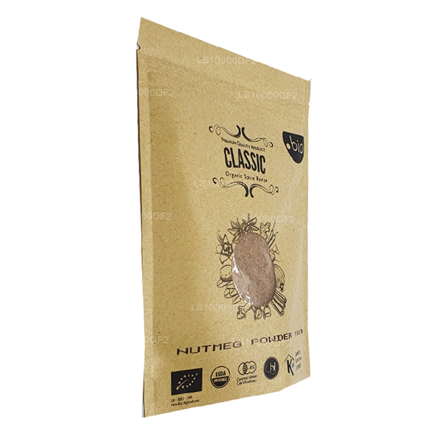 Органический порошок мускатного ореха Lakpura
