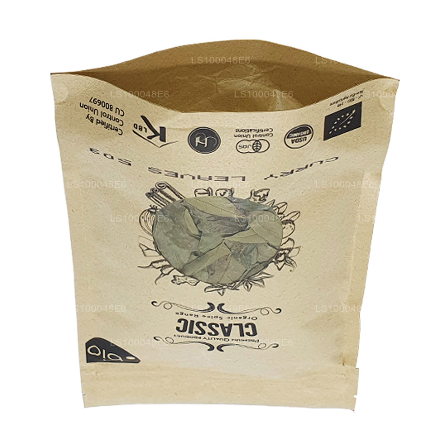 Листья органического карри Lakpura сушеные