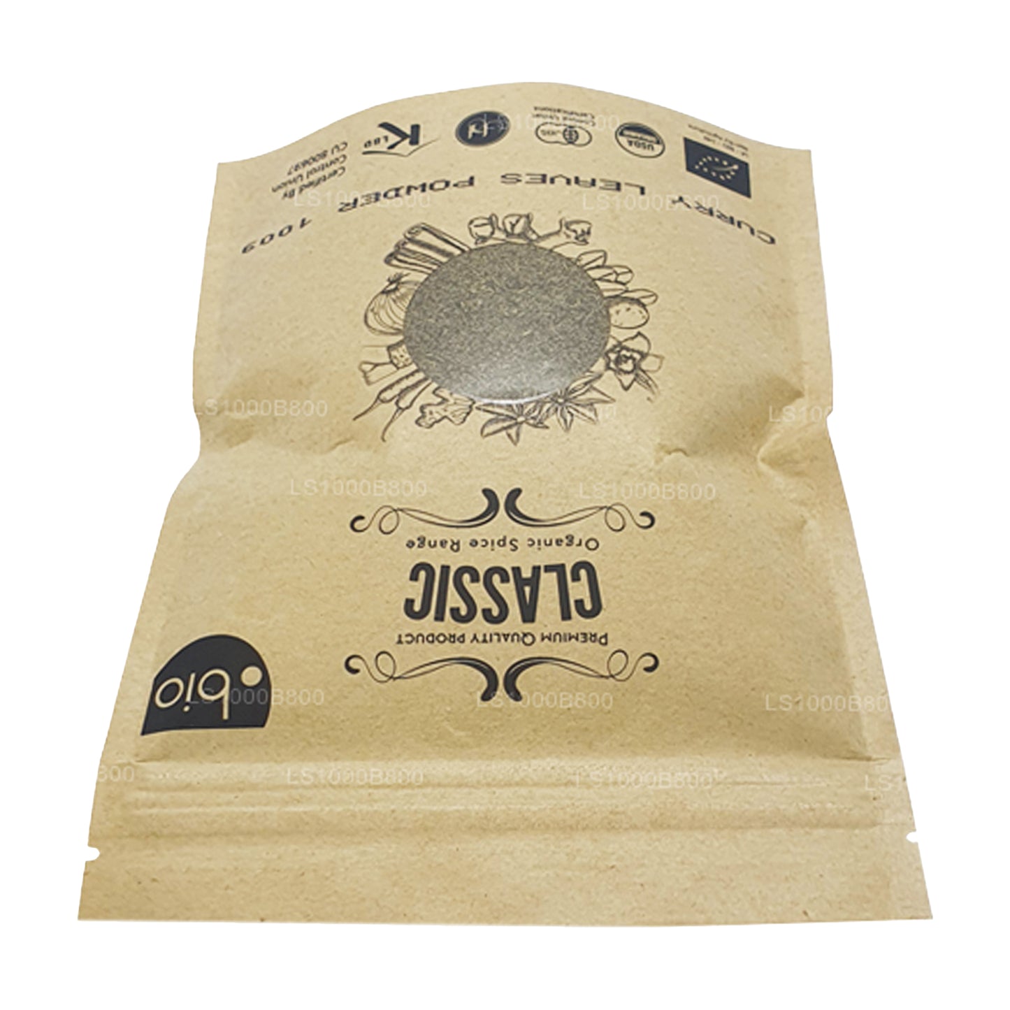 Органический порошок листьев карри Lakpura