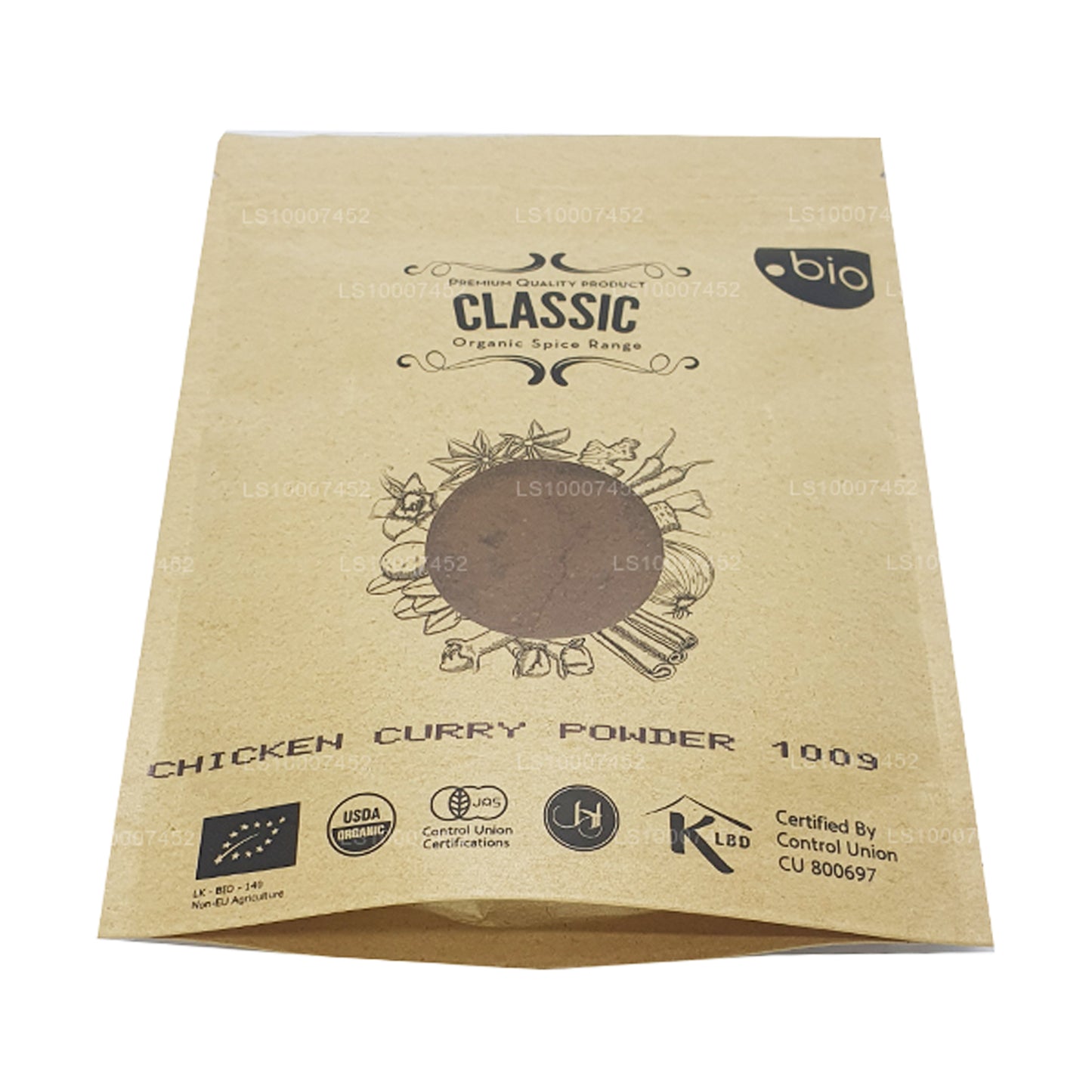 Органический куриный карри Lakpura в порошке