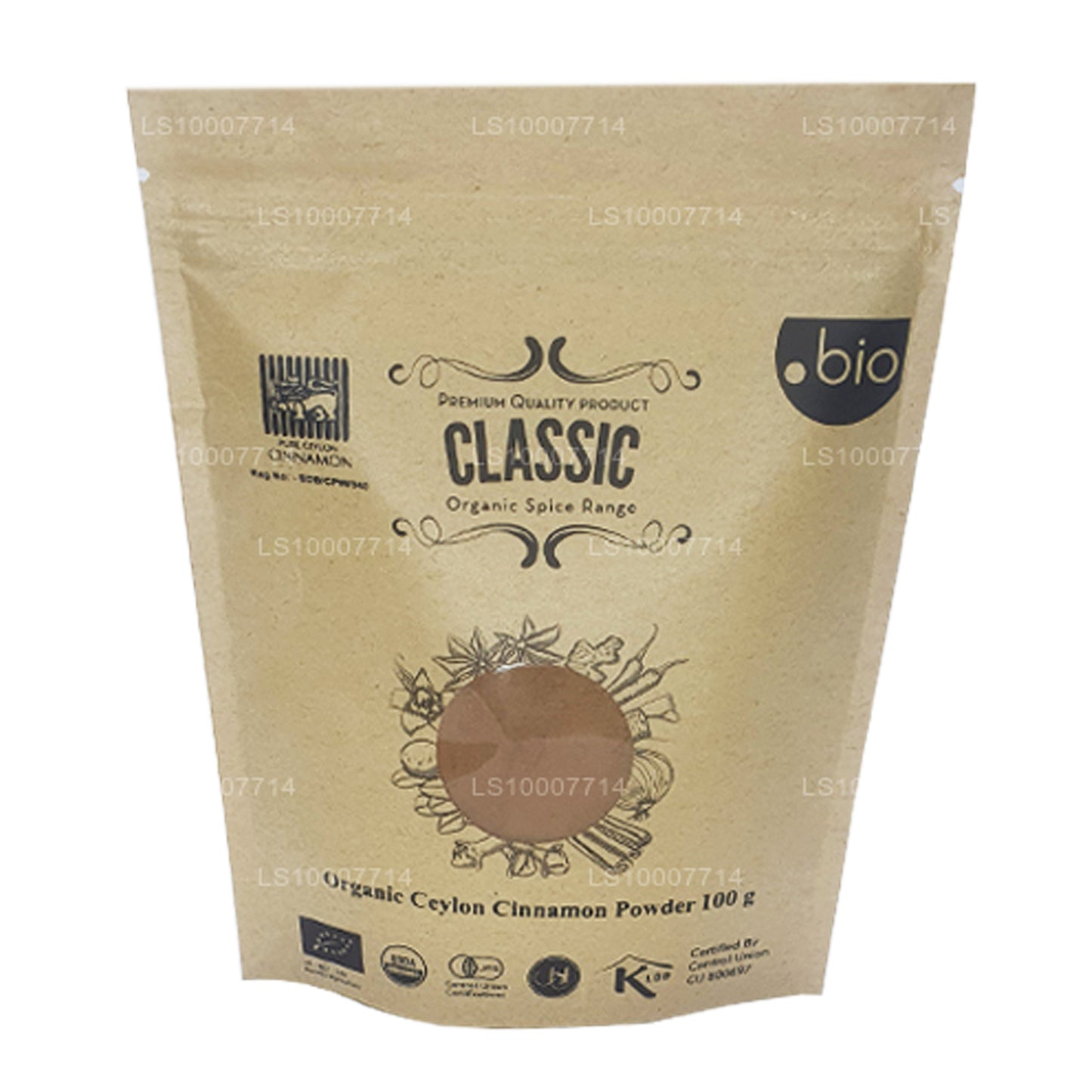 Пакет органической цейлонской натуральной корицы Lakpura