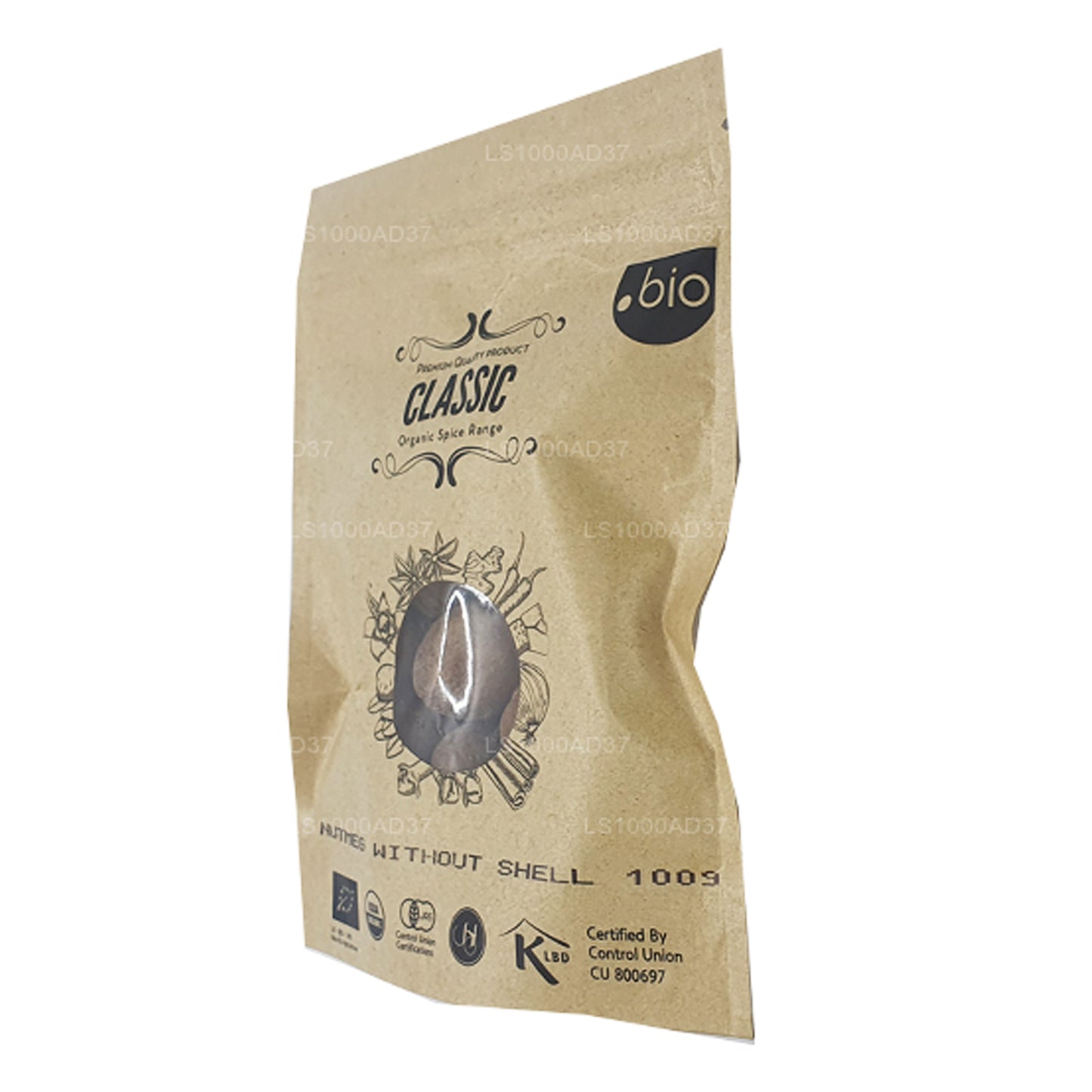 Органический мускатный орех Lakpura без скорлупы