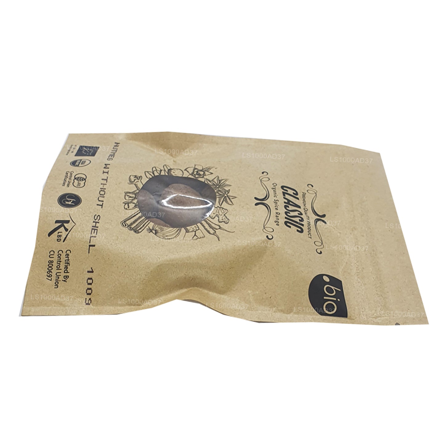 Органический мускатный орех Lakpura без скорлупы