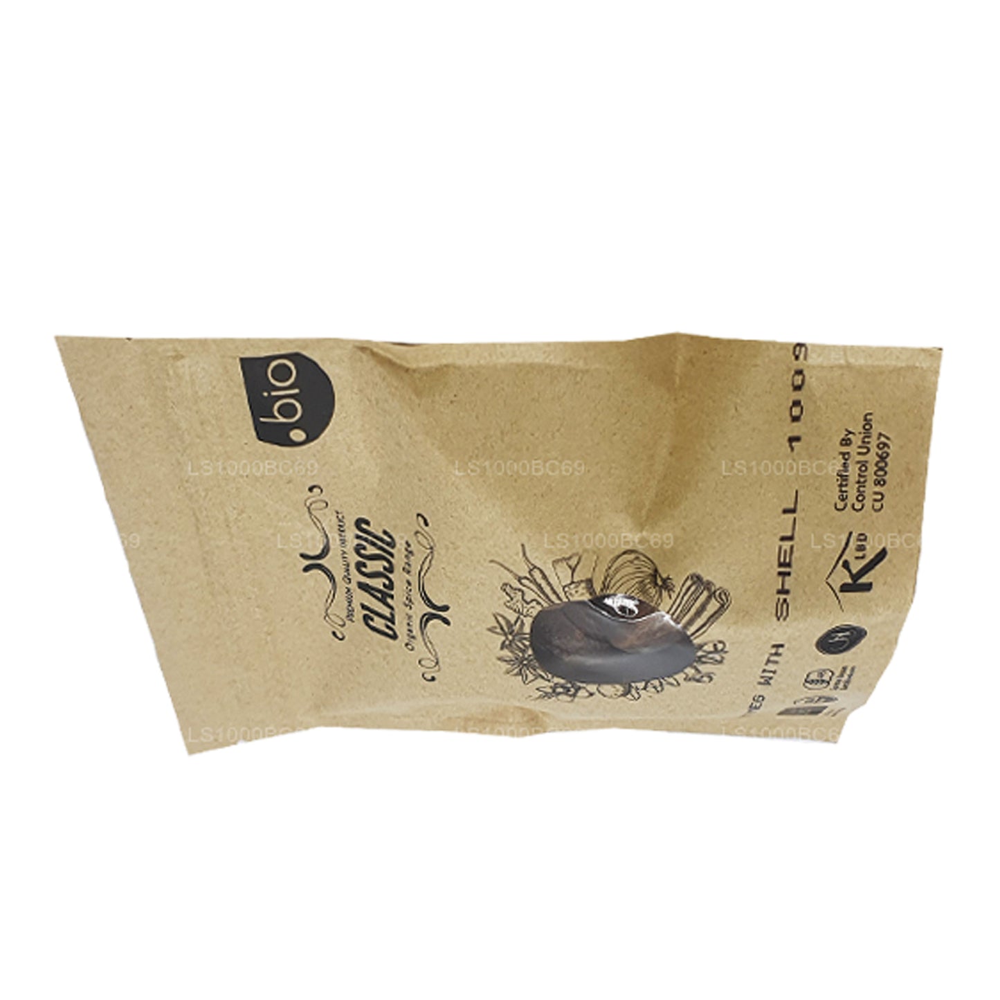 Органический мускатный орех Lakpura с скорлупой