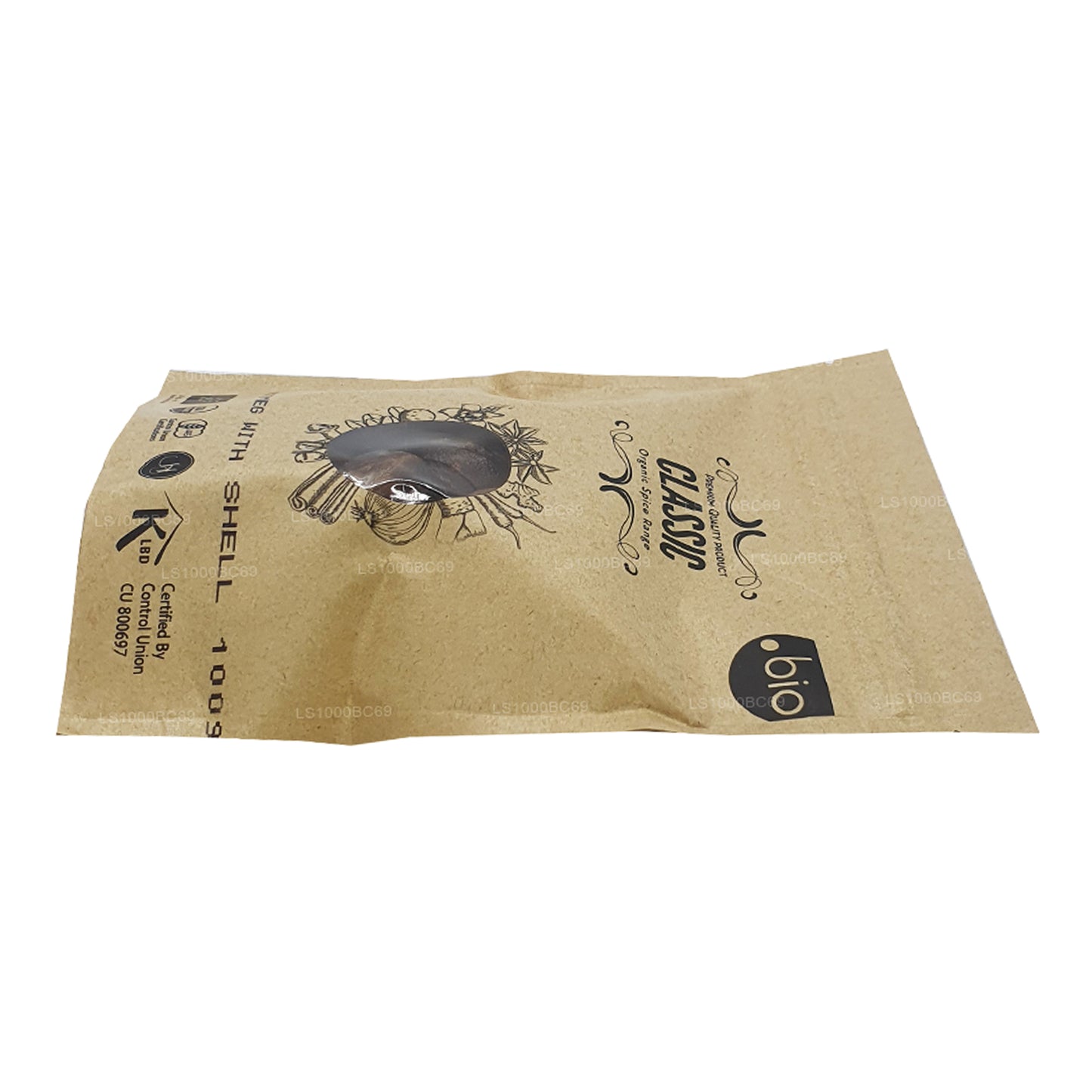 Органический мускатный орех Lakpura с скорлупой