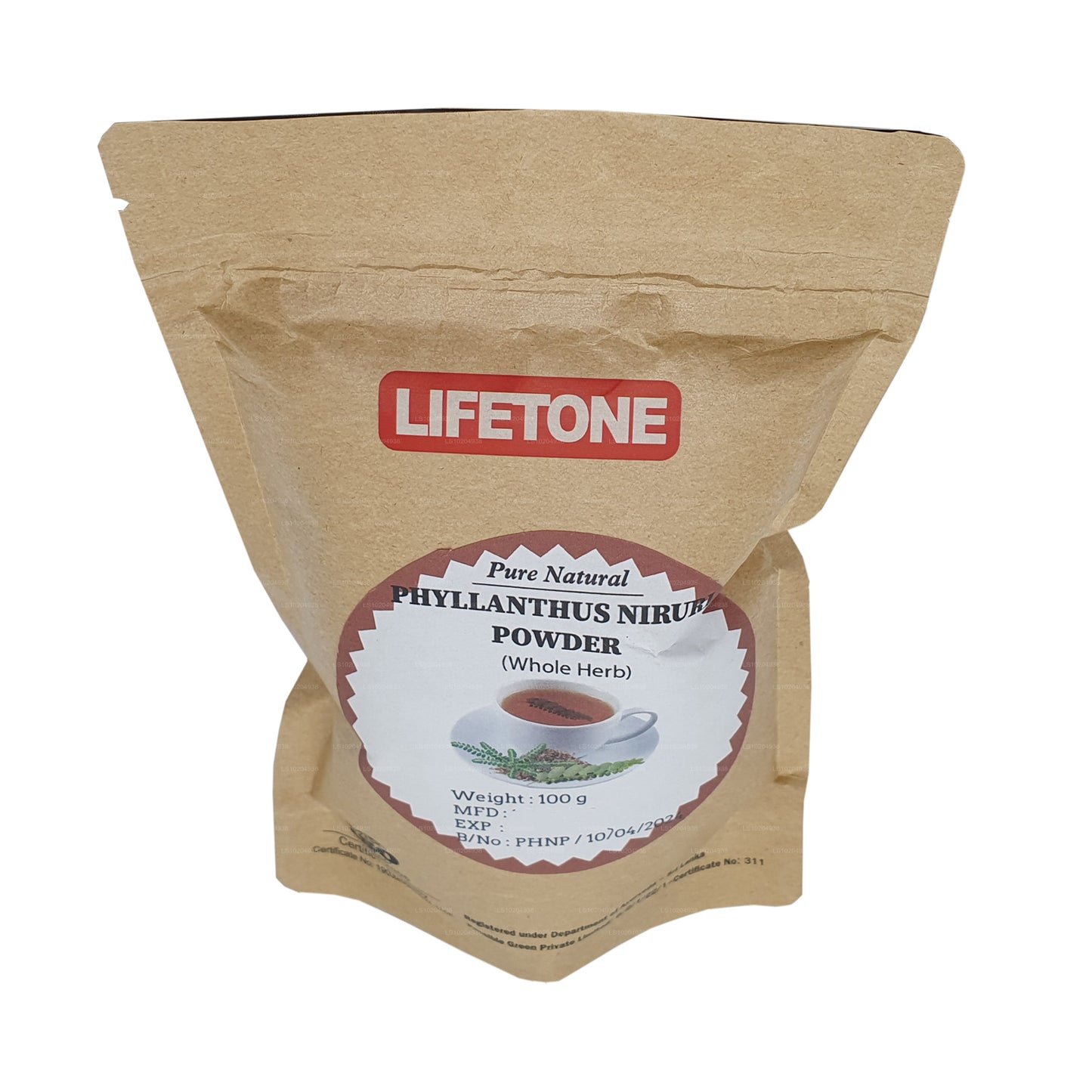 Порошок филантуса Lifetone Niruri (100 г)