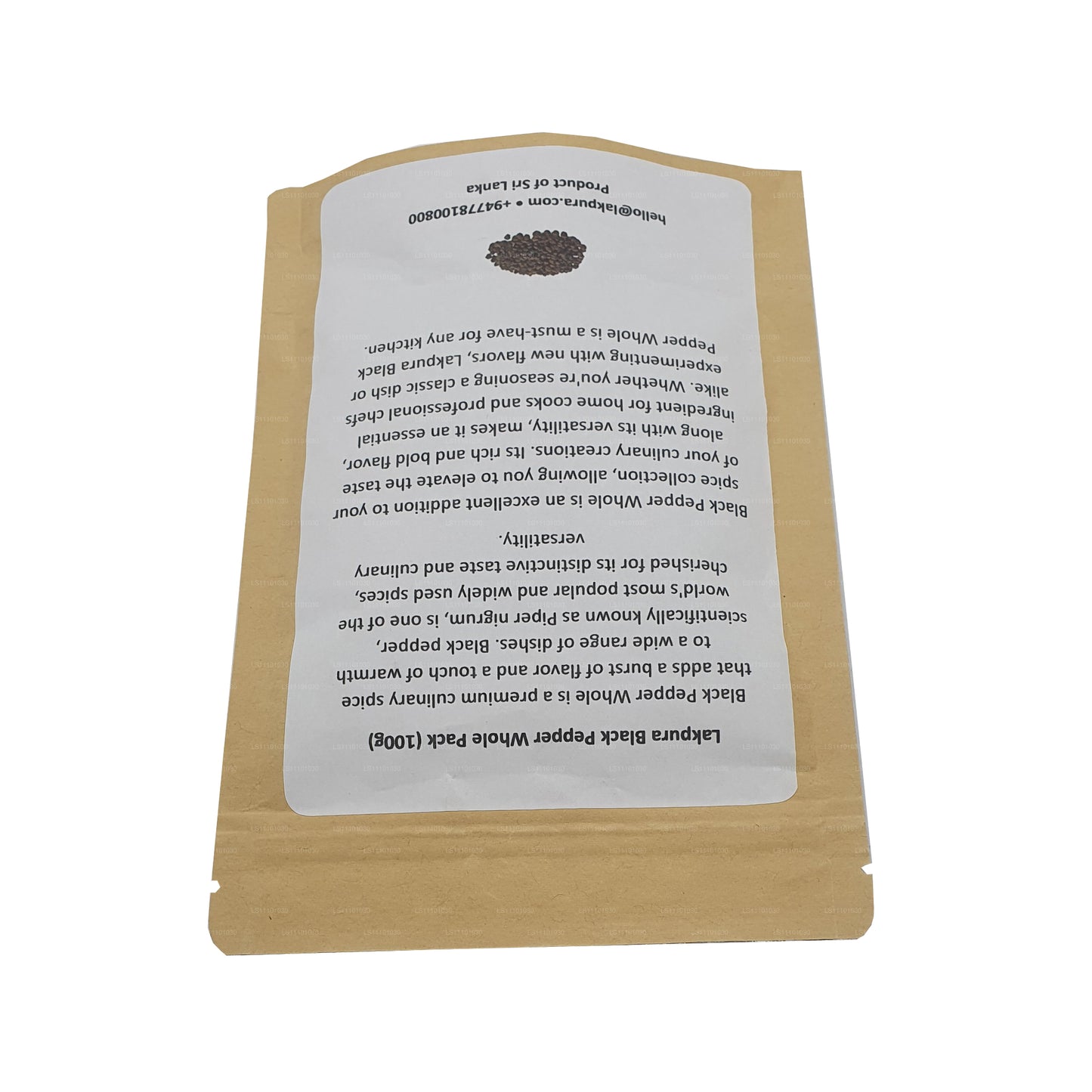 Целая упаковка черного перца Lakpura