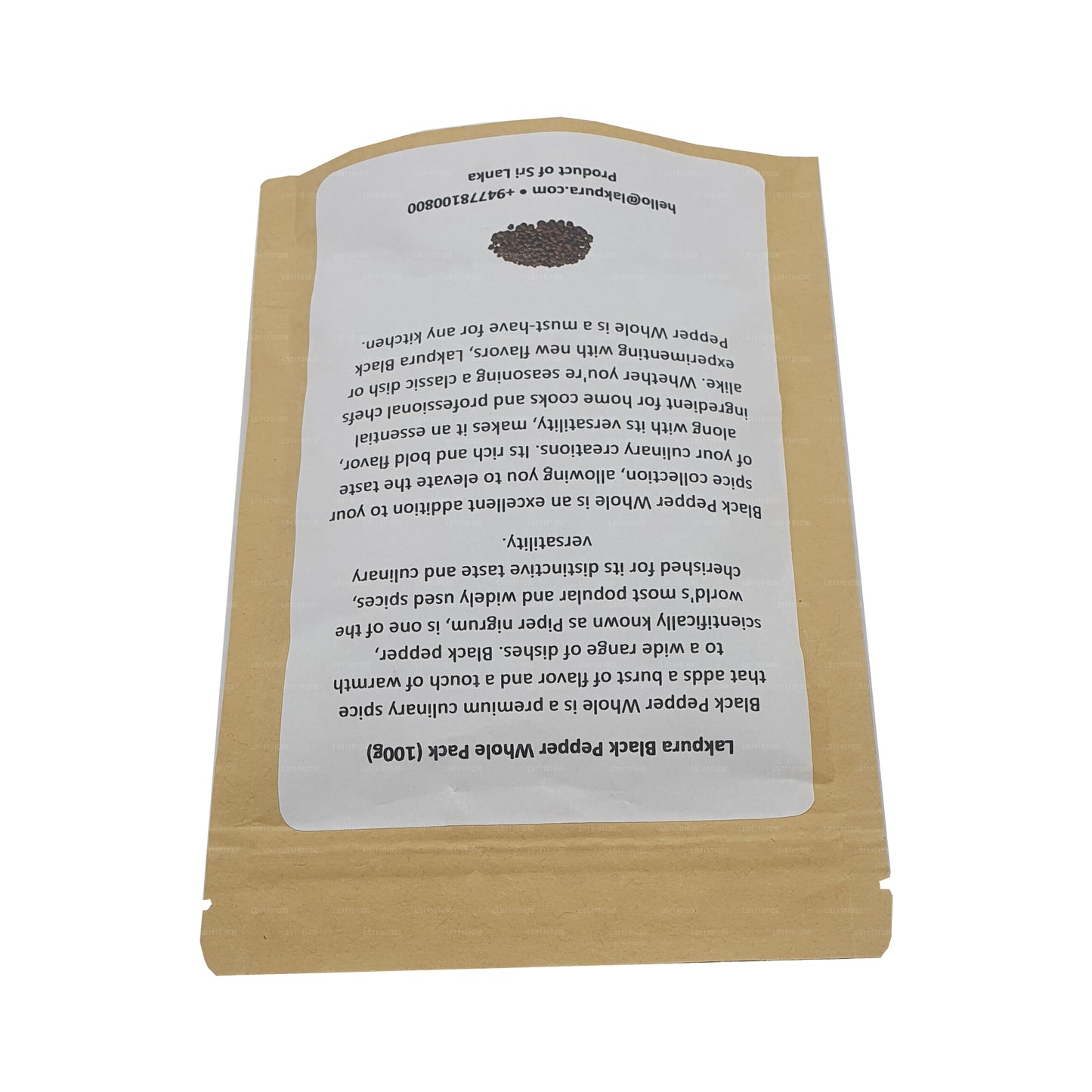 Целая упаковка черного перца Lakpura