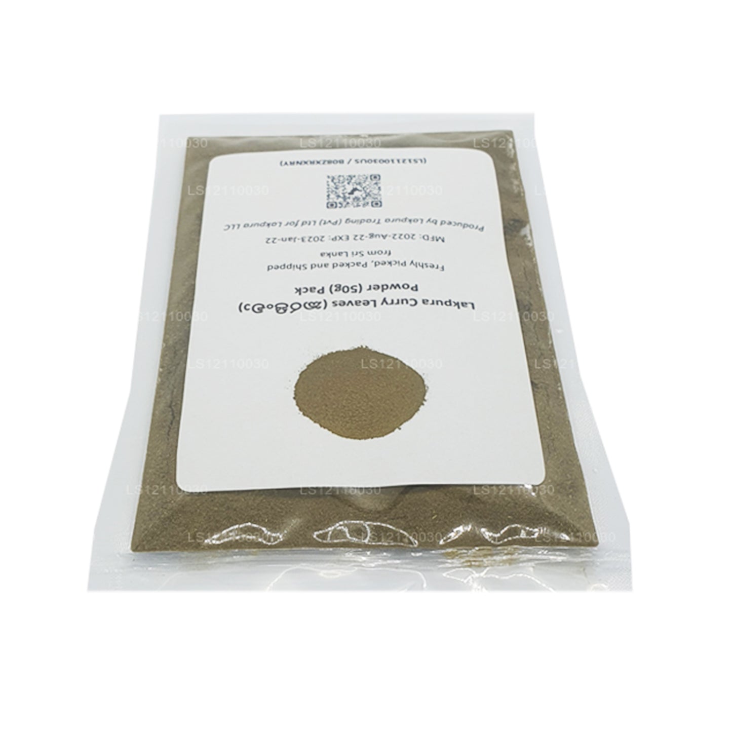 Порошок обезвоженных листьев карри Lakpura (100 г)