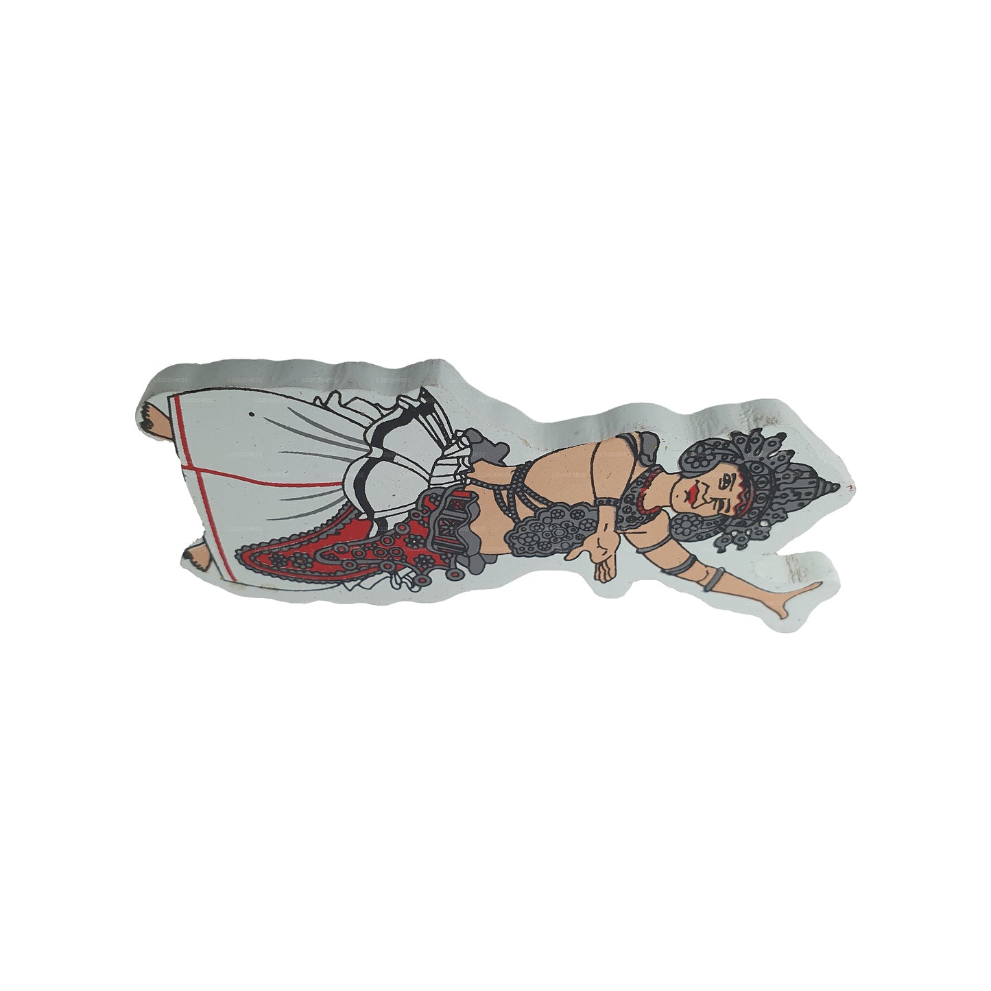 Магнит на холодильник для традиционных танцоров Шри-Ланки