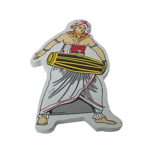 Магнит на холодильник Drummer из Шри-Ланки