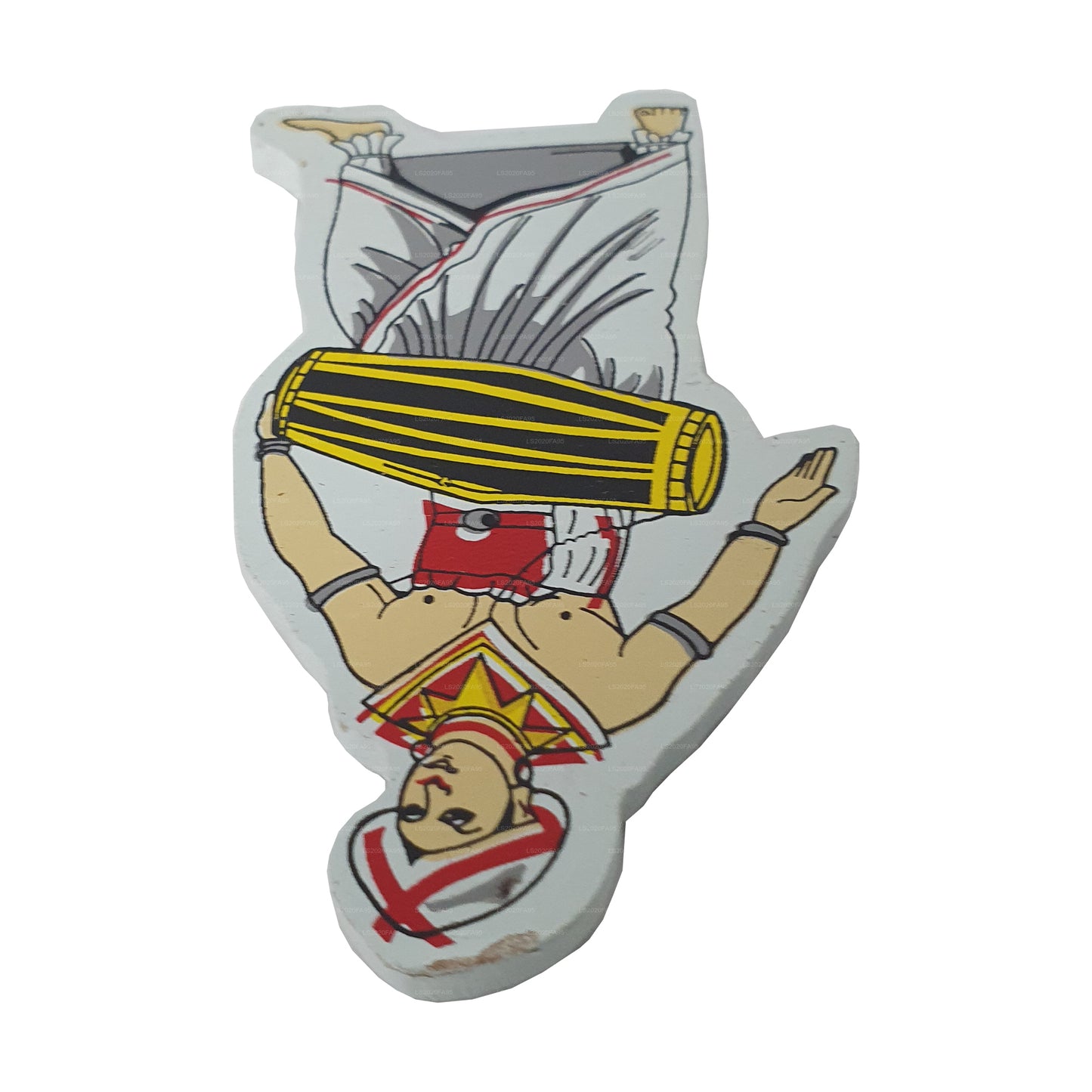 Магнит на холодильник Drummer из Шри-Ланки