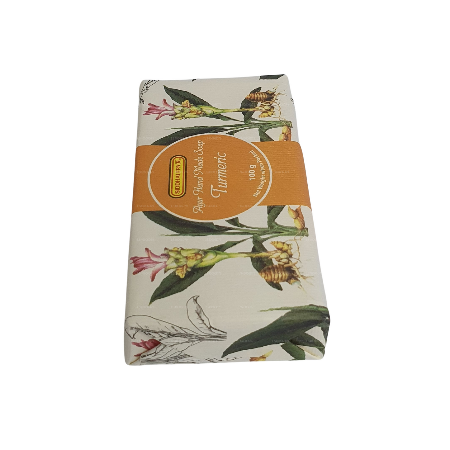 Мыло ручной работы Siddhalepa с куркумой (100 г)