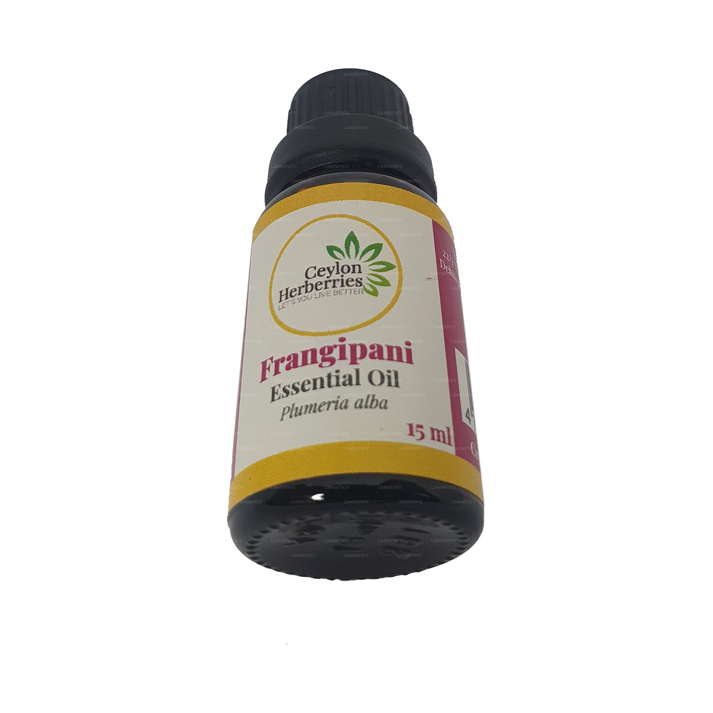 Эфирное масло цейлонской герберии и франжипани (Plumeria alba) 15 мл