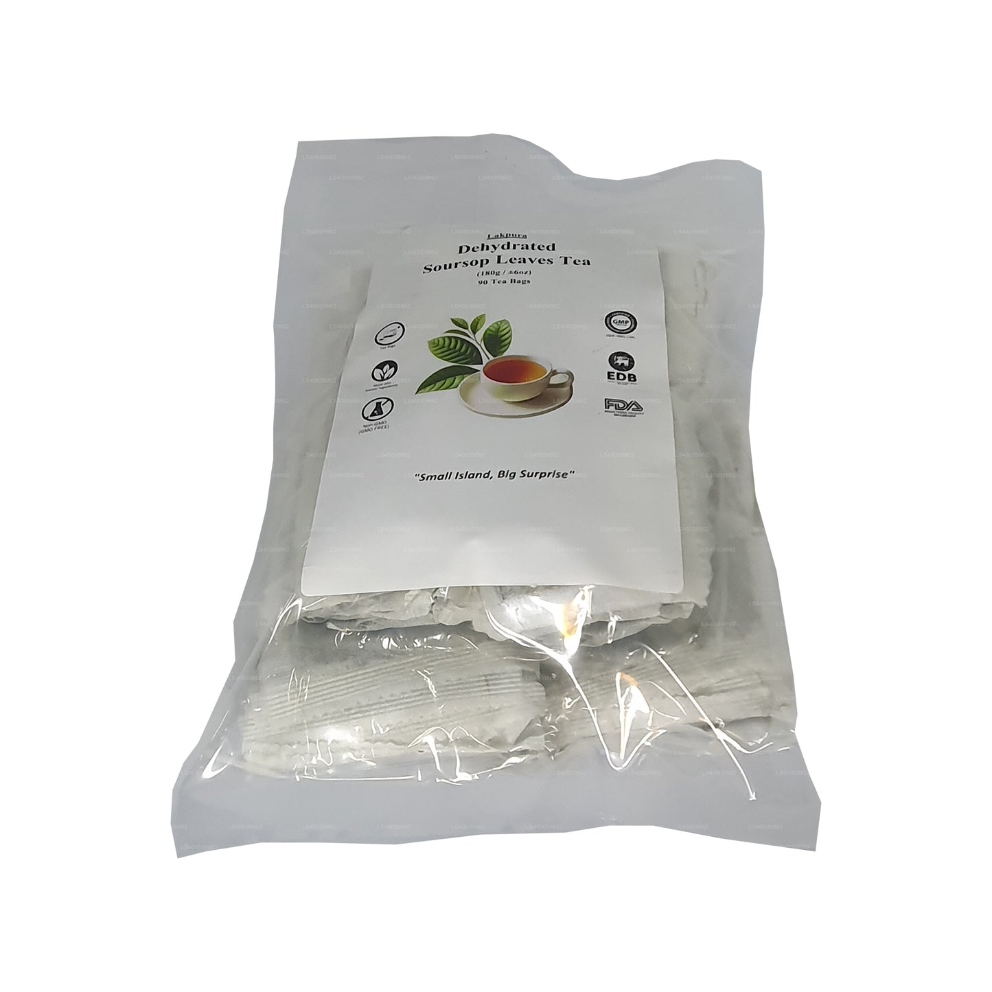 Обезвоженное сметанное яблоко Lakpura (гуанабана, гравиола, гайабано) в пакетиках