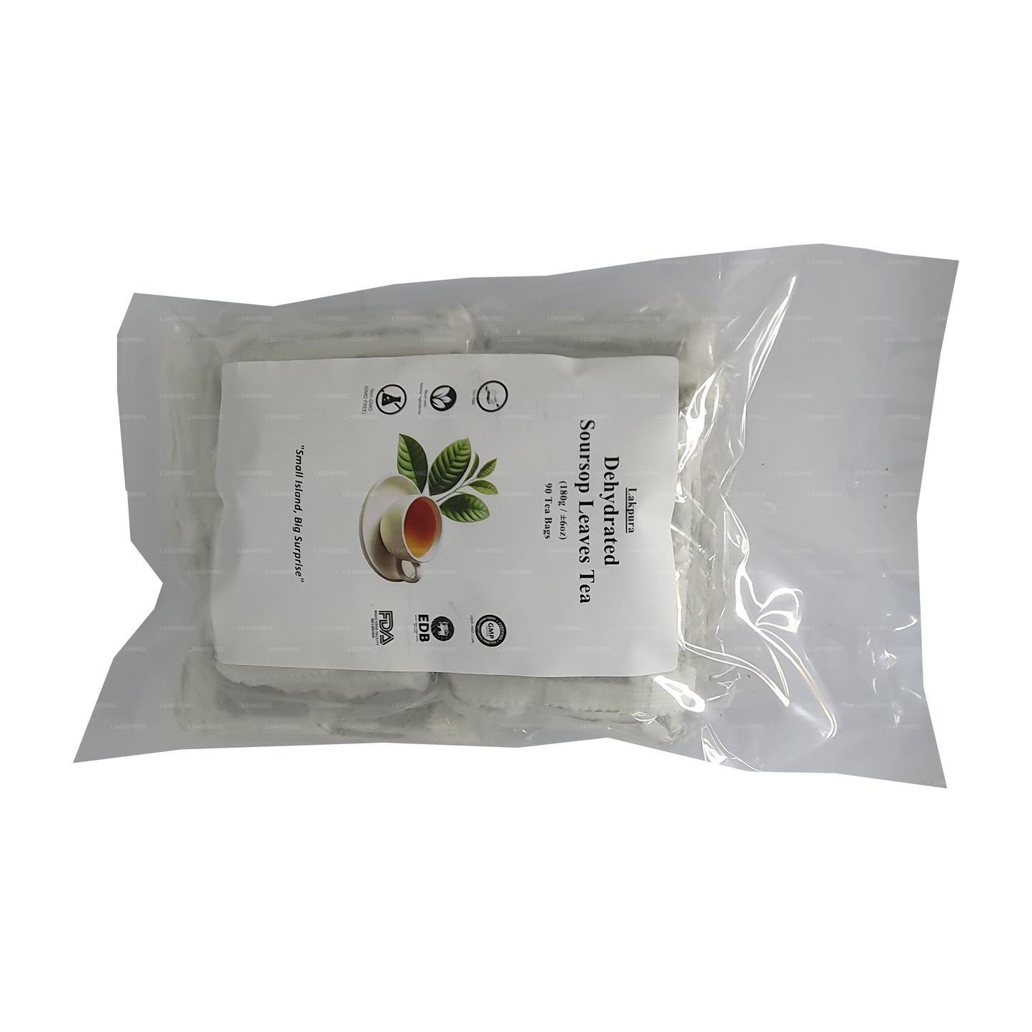 Обезвоженное сметанное яблоко Lakpura (гуанабана, гравиола, гайабано) в пакетиках