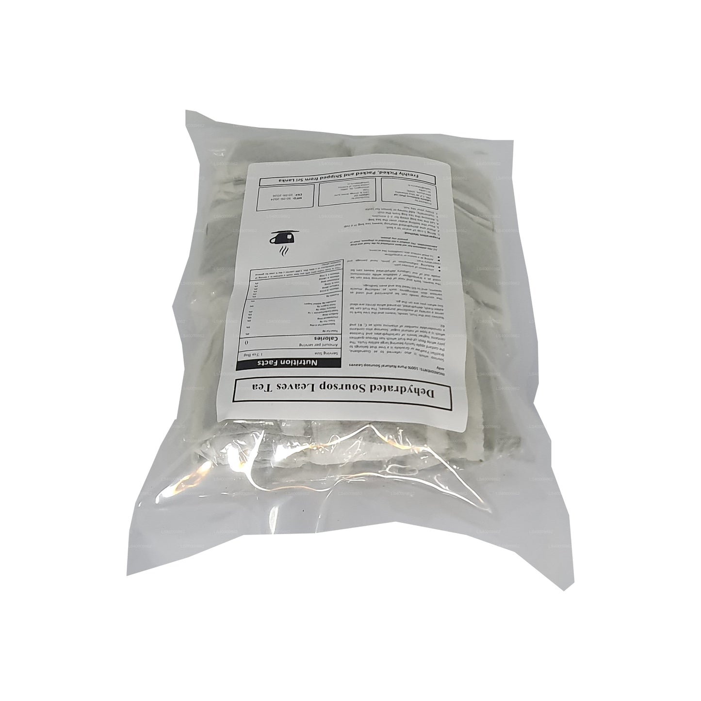 Обезвоженное сметанное яблоко Lakpura (гуанабана, гравиола, гайабано) в пакетиках