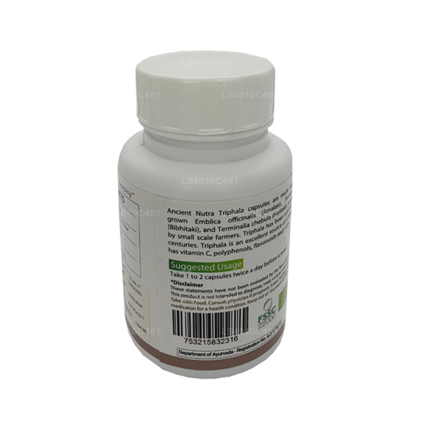 Древняя нутра трифала (60 капсул)