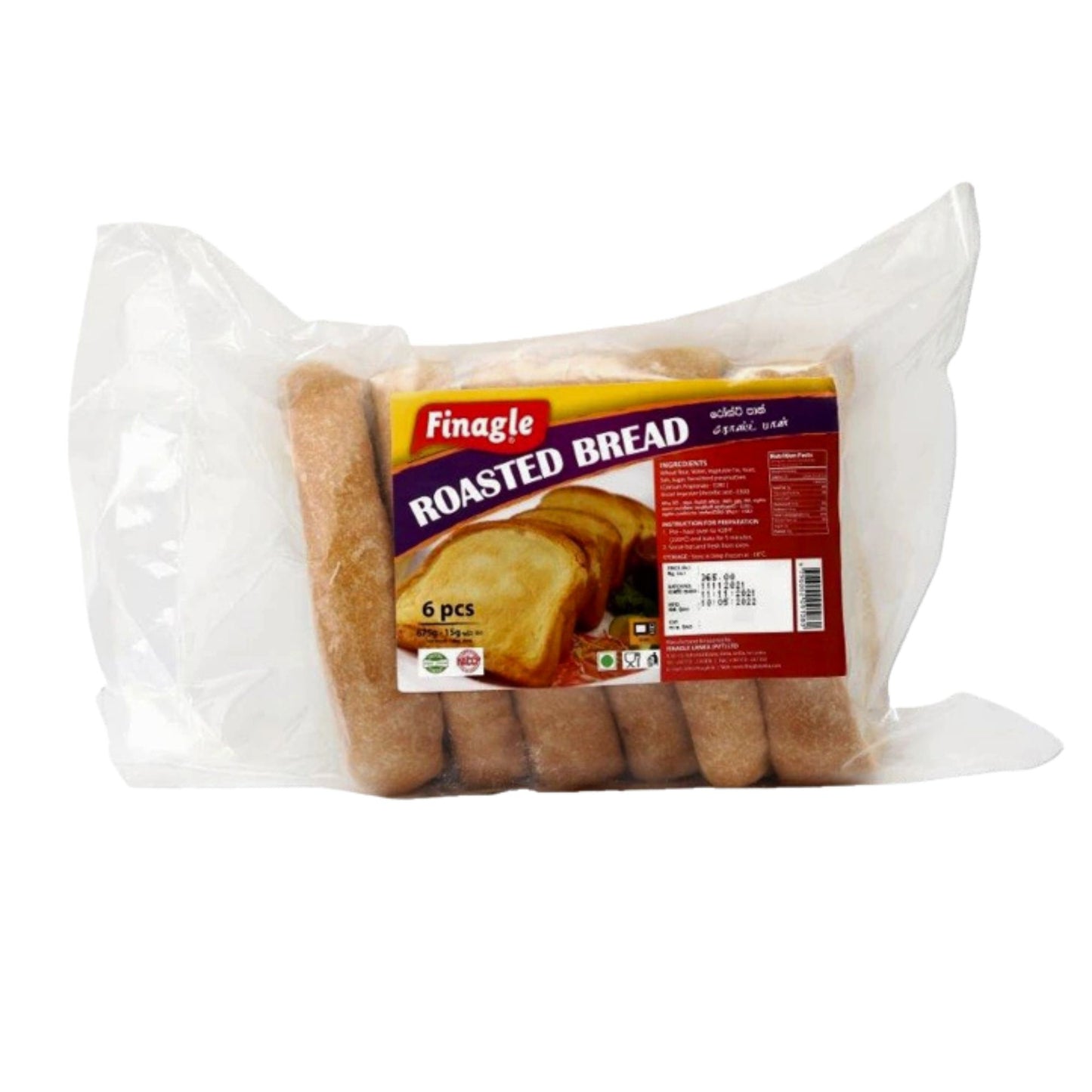 Finagle Roasted Bread (675g) 6 Pieces
