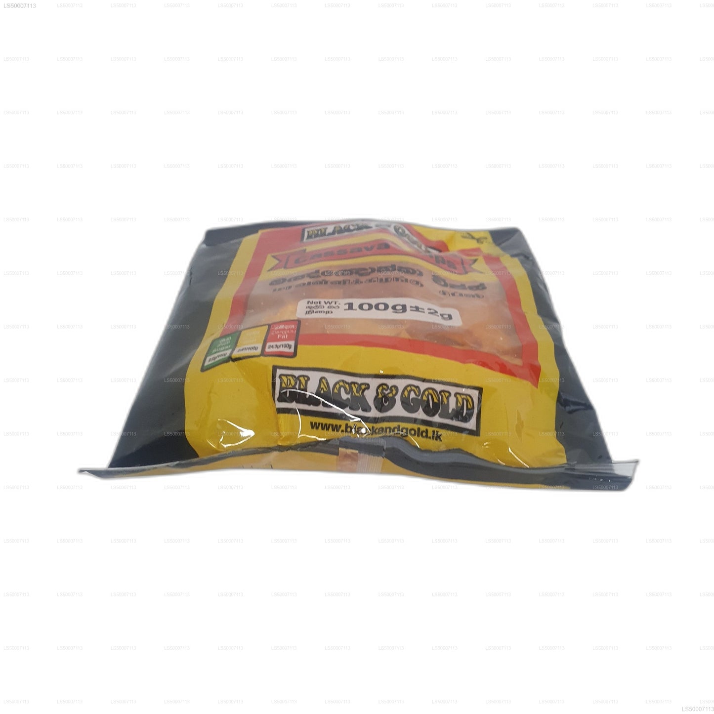 Black & Gold Cassava Chips (100g)