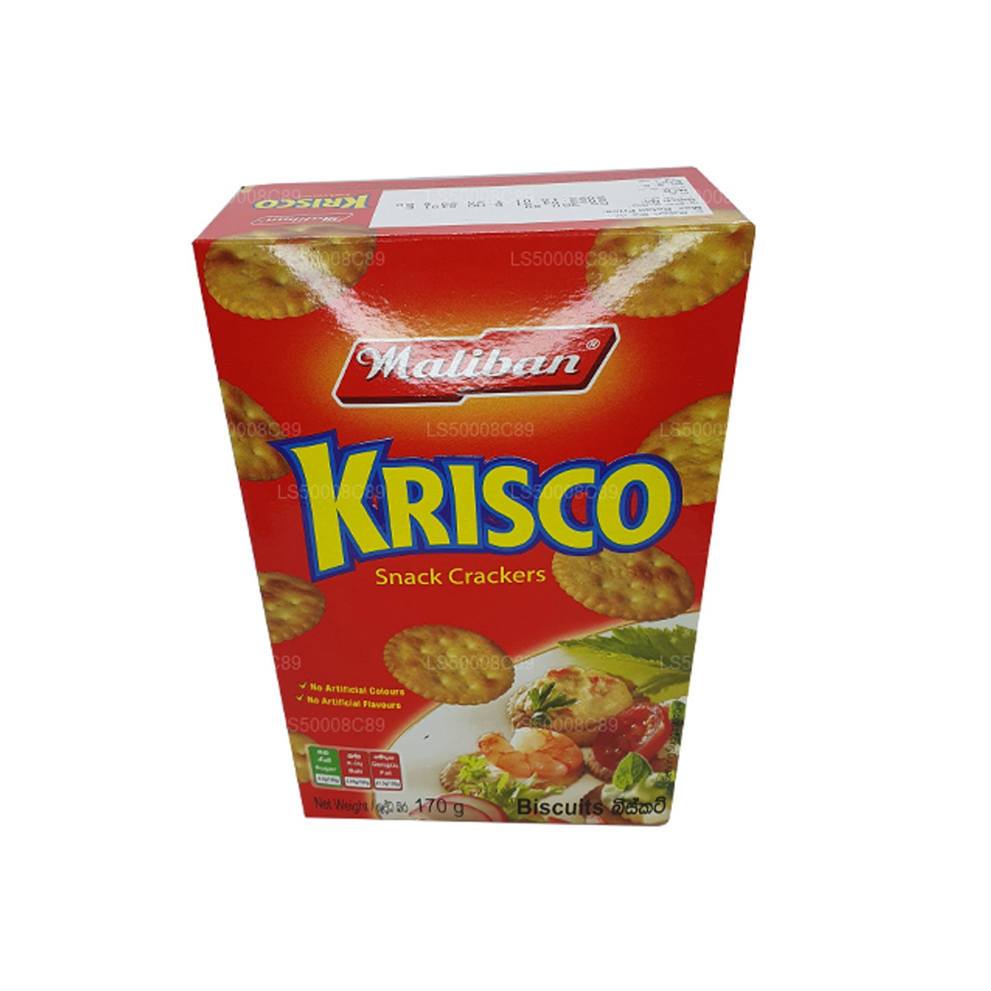 Печенье с крекерами Maliban Krisco (170 г)