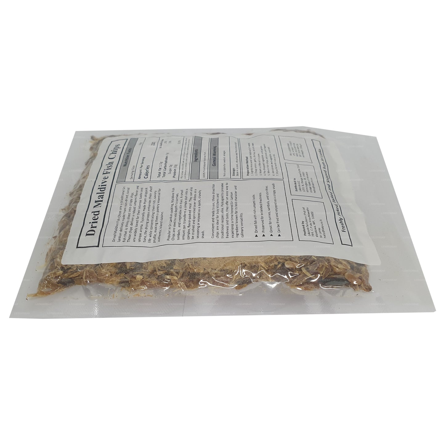 Пакет фиш-чипсов Lakpura Мальдивы (150 г)