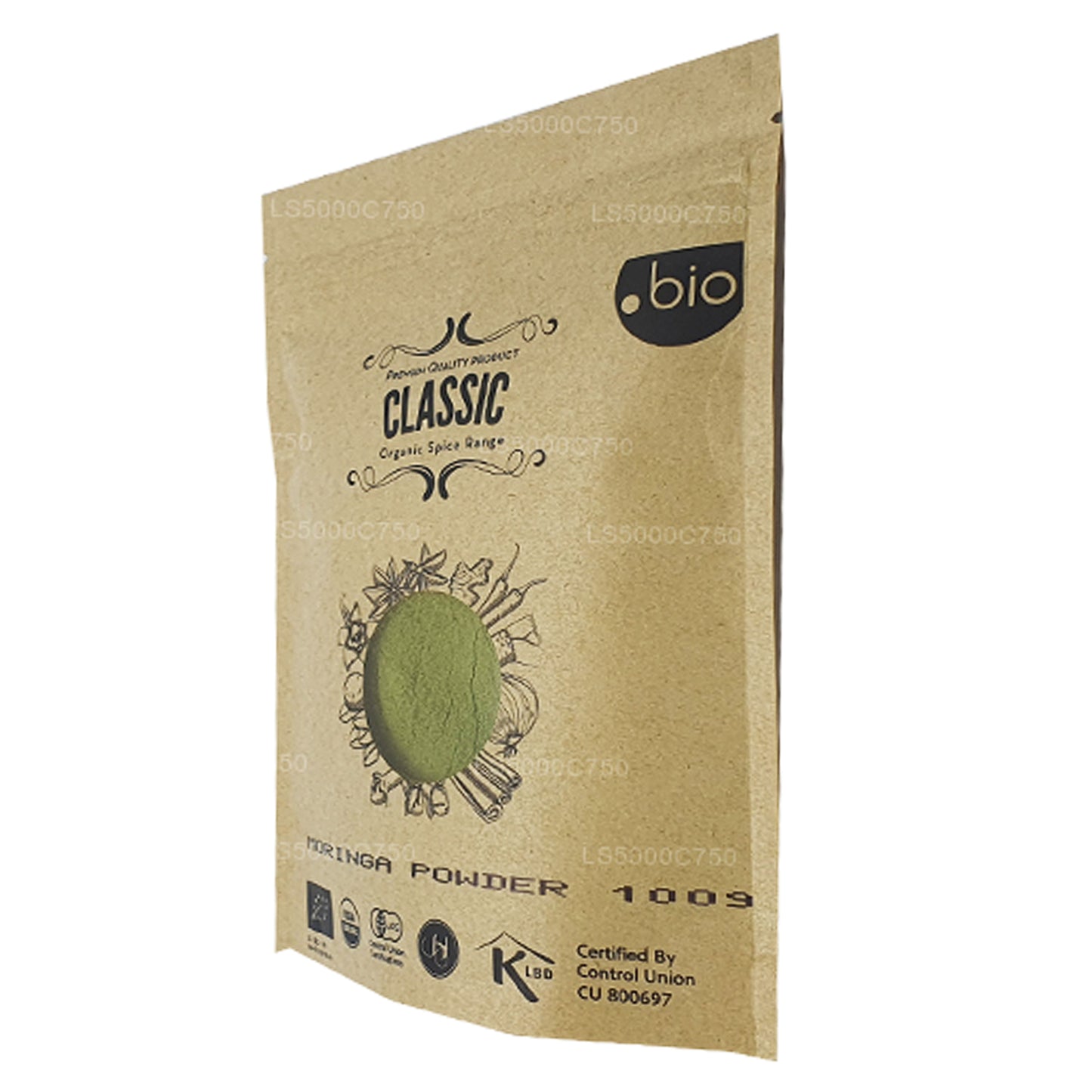 Органический порошок листьев моринги Lakpura