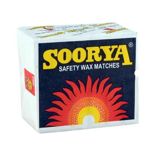 Soorya Safety Wax Matches Dozen 3 Box (36 Units)