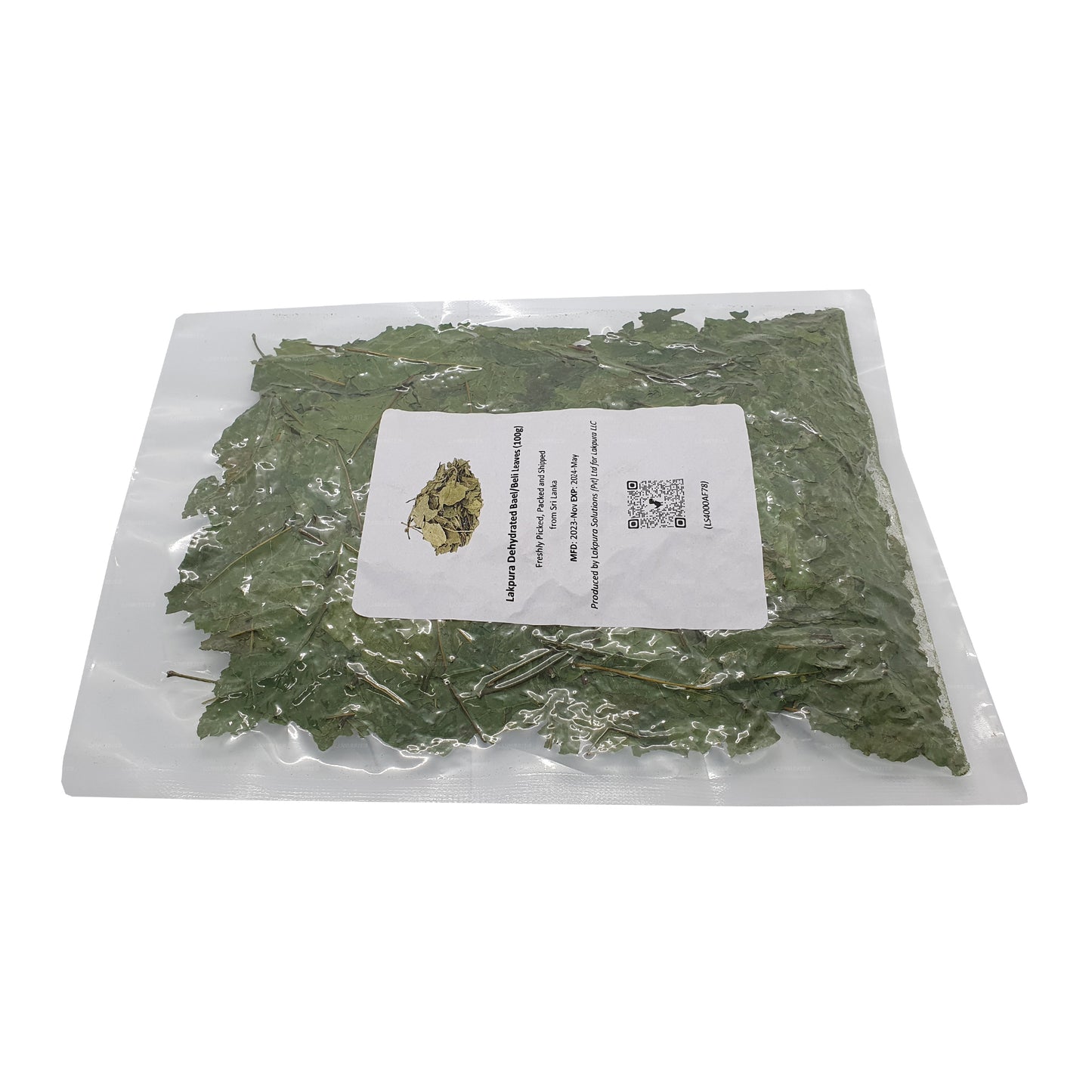 Обезвоженные листья багеля/бели Lakpura