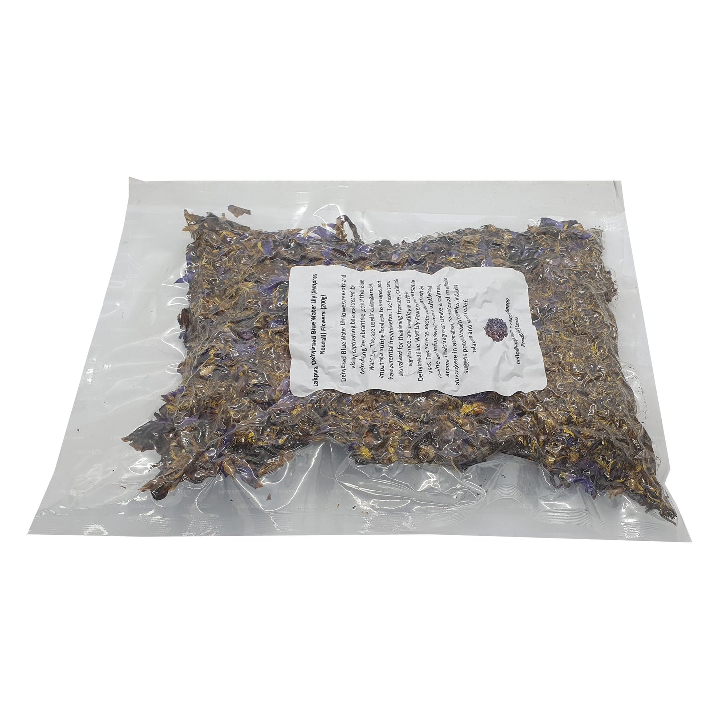 Цветы обезвоженной голубой водяной лилии (Nymphaea Nouchali) Lakpura