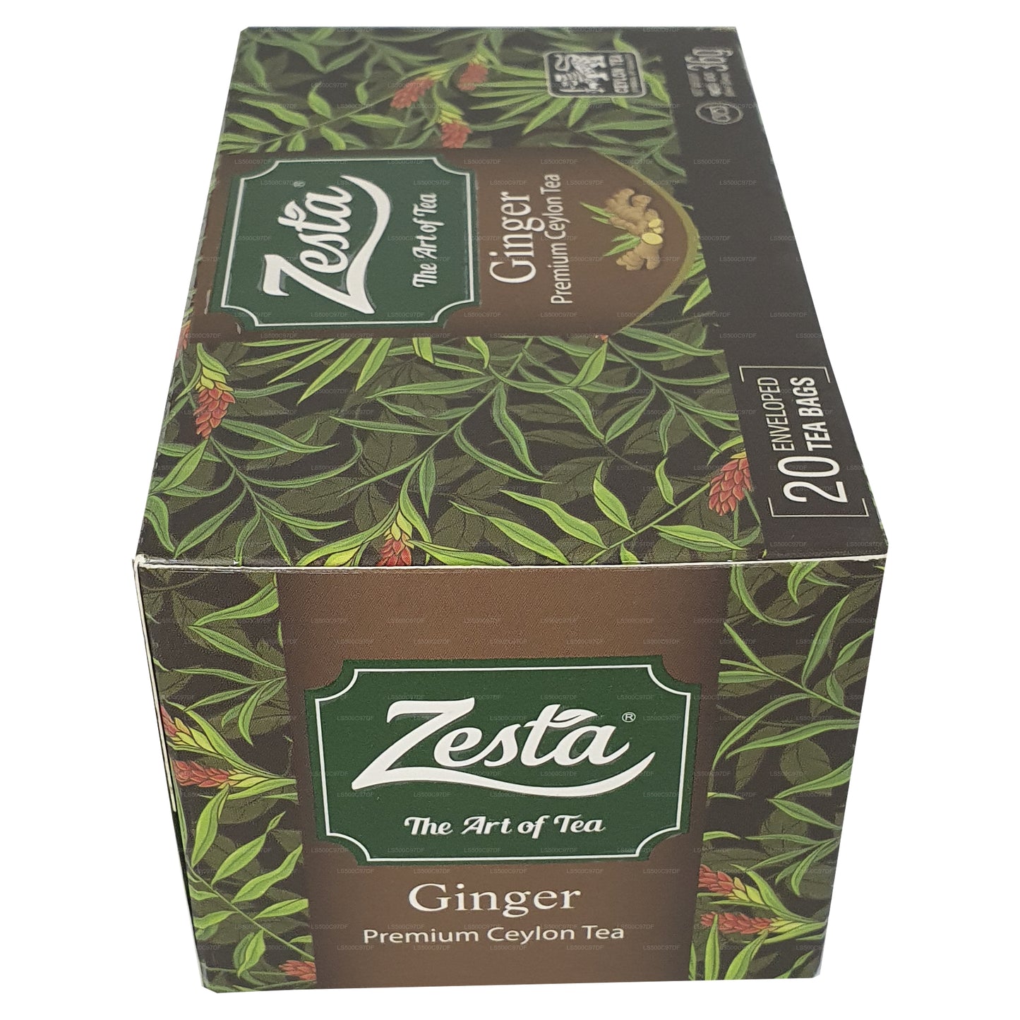 Цейлонский чай Zesta Ginger Premium (36 г) 20 пакетиков