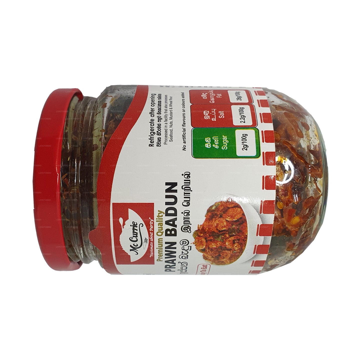 Бадун с креветками мак карри (100 г)