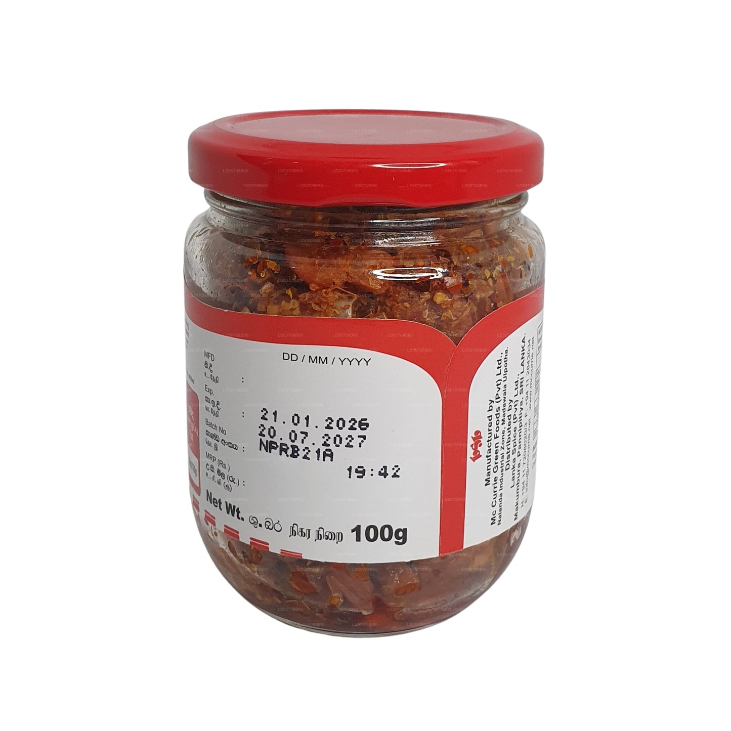 Бадун с креветками мак карри (100 г)