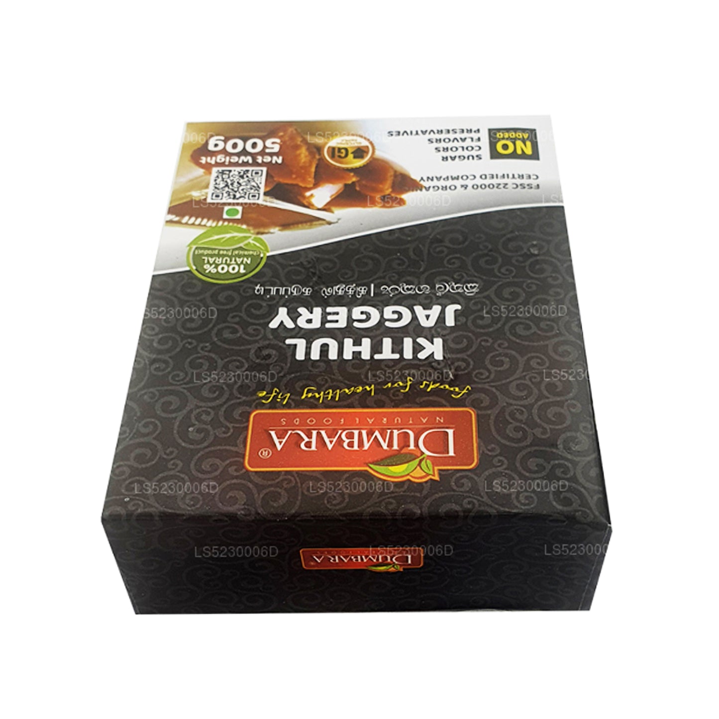 Думбара Китул Джаггери (250 г)