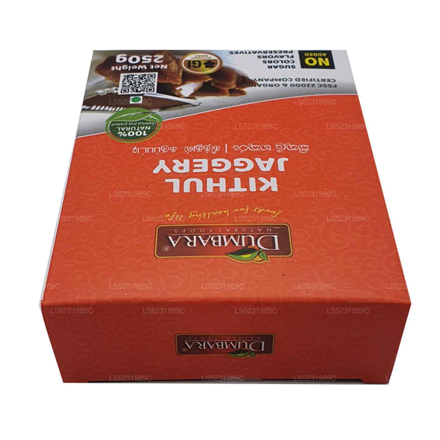 Думбара Китул Джаггери (250 г)