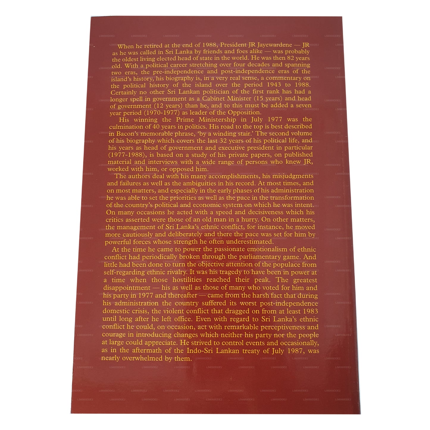 J.R. Jayewardene of Sri Lanka Vol. 2