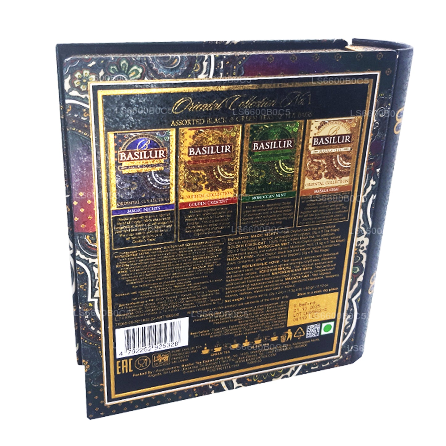 Чайная книга «Восточная коллекция Basilur», том 1 (60 г), 32 пакетика чая