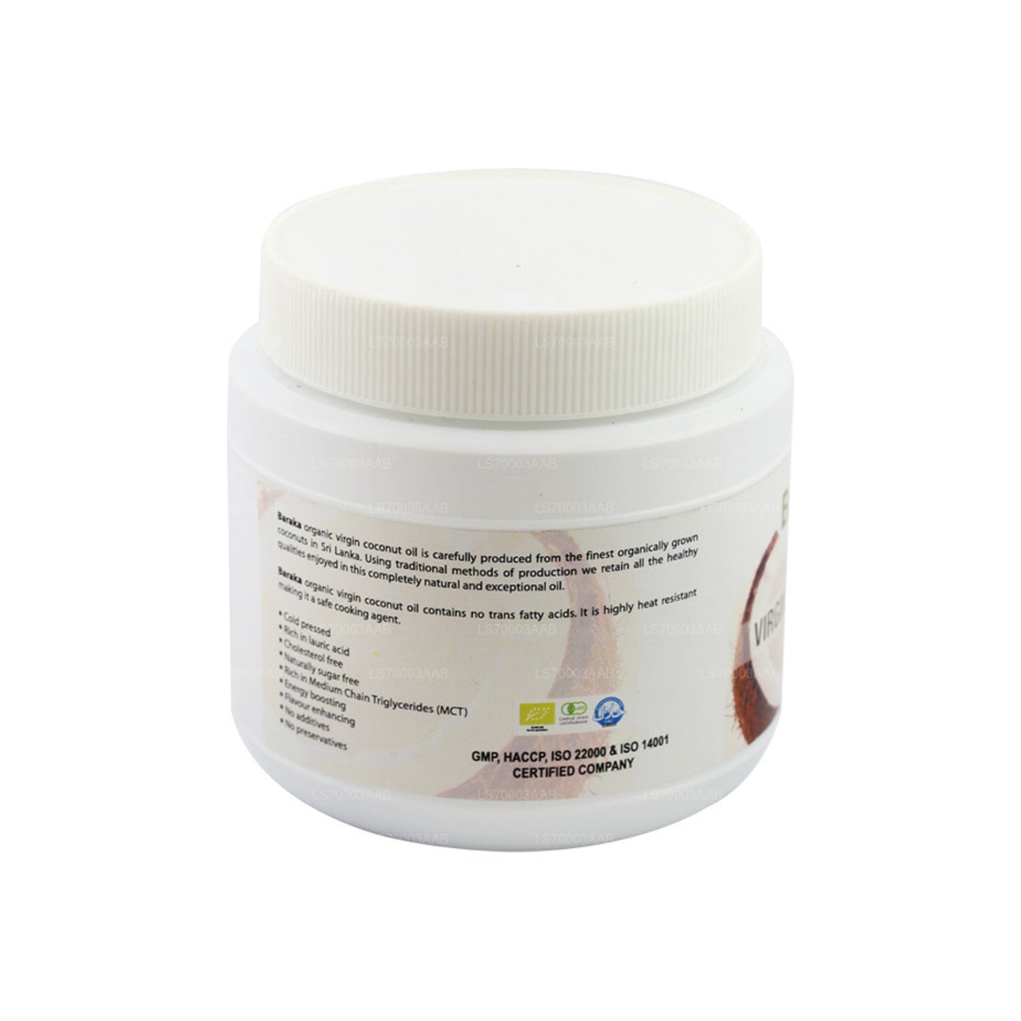Baraka Virgin Coconut Oil (HDPE)