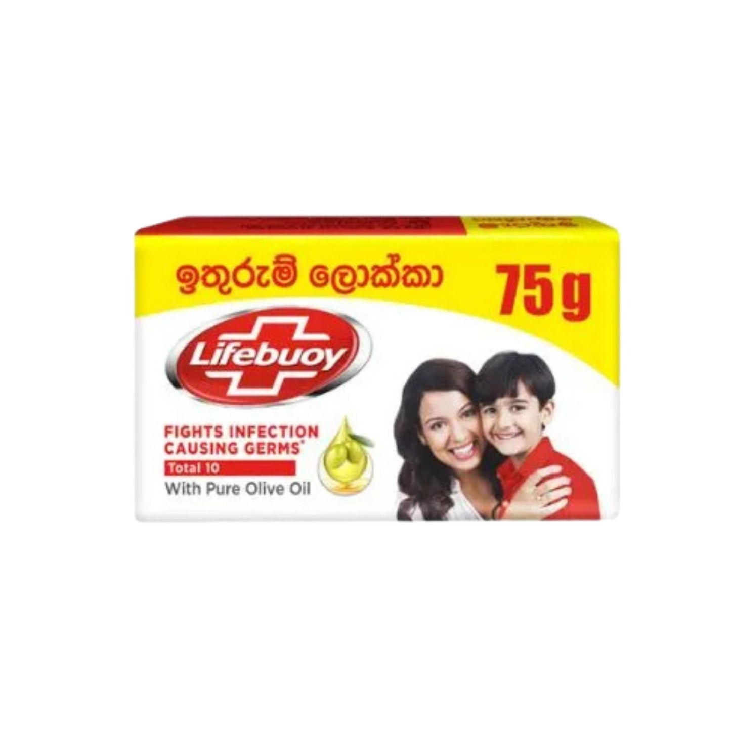 Мыло для тела Lifebuoy Total 10 с чистым оливковым маслом (100 г)