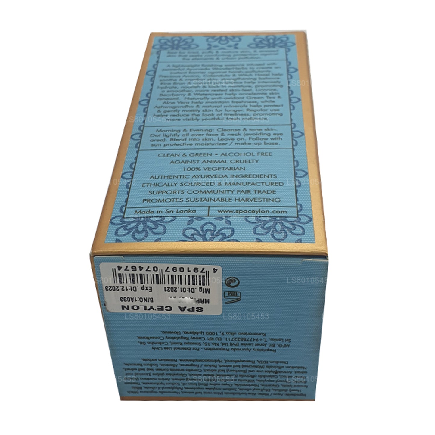 Усовершенствованная дневная эссенция для лица против загрязнения Spa Ceylon Skin Destress Ashwagandha (30 мл)