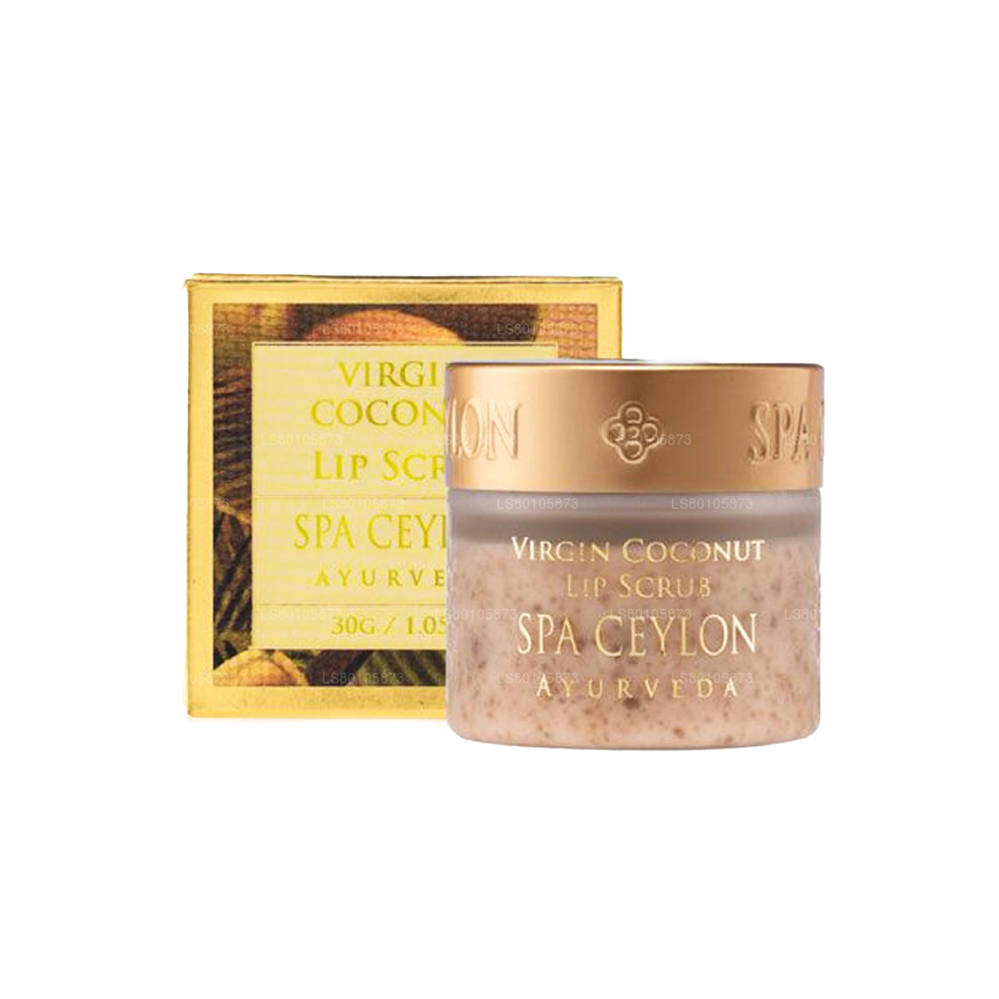 Скраб для губ Spa с цейлонским кокосом и кокосом первого отжима (30 г)