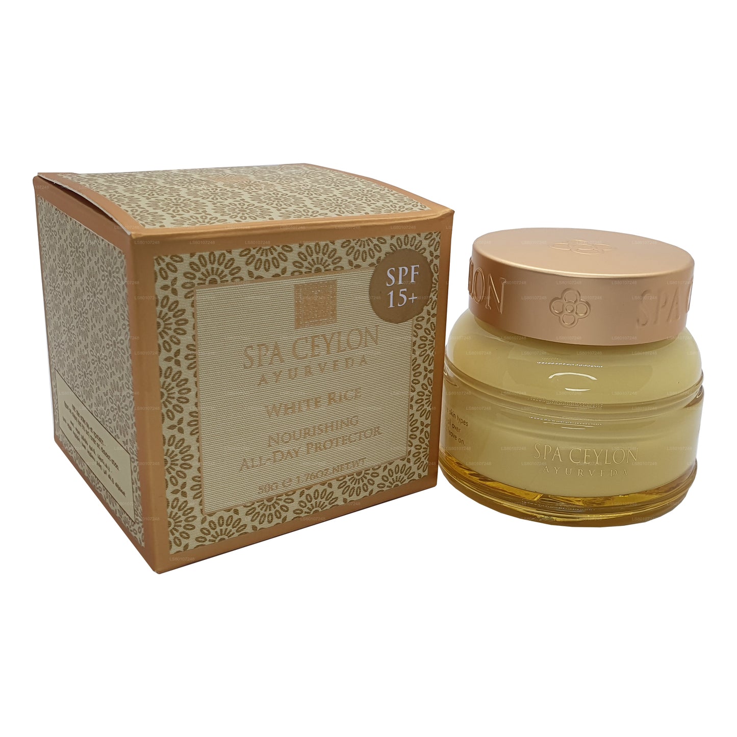 Питательное протекторное средство Spa с цейлонским белым рисом на весь день (100 г)