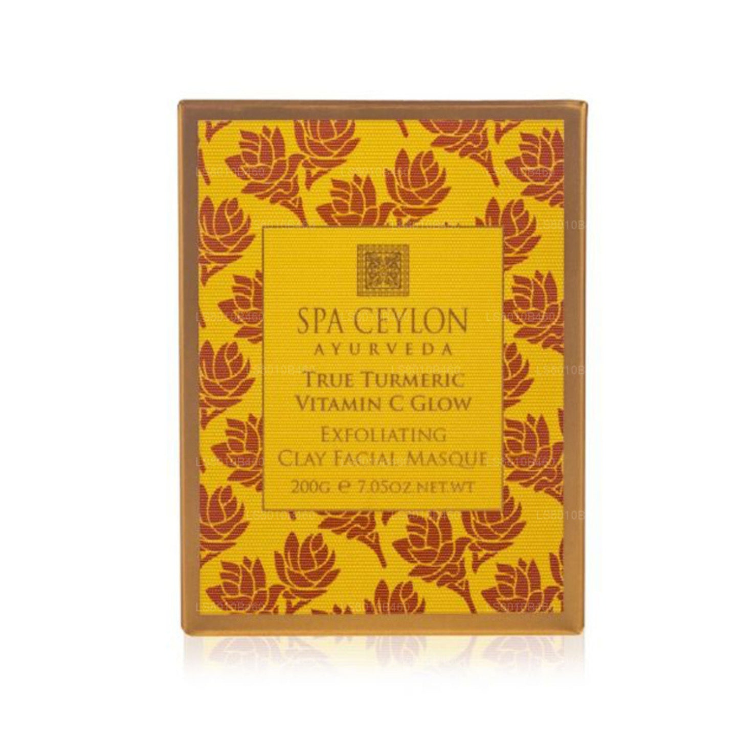 Spa Ceylon True Куркума - Отшелушивающая глиняная маска для лица с витамином С (200 г)